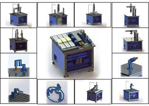 <b>模块化工业机器人实训平台</b>